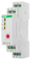 Евроавтоматика F&F BIS-419i Установка на DIN-рейку, 4 режима работы, управление двумя нагрузками, для нагрузки с большим пусковым током (160А/20мс) 165-265В AC 2x16A 2NO